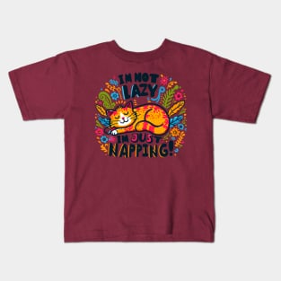 Lazy Cat Kids T-Shirt